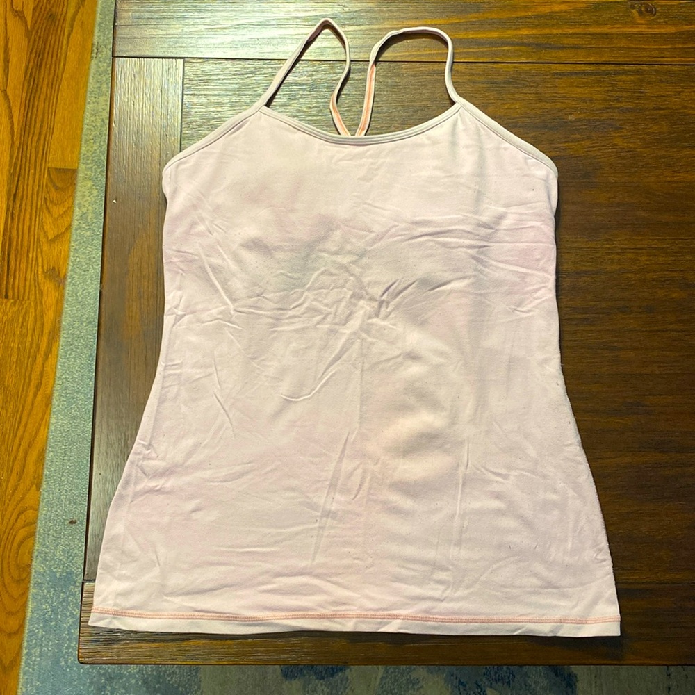 LULULEMON POWER Y TANK TOP *PINK COLOR